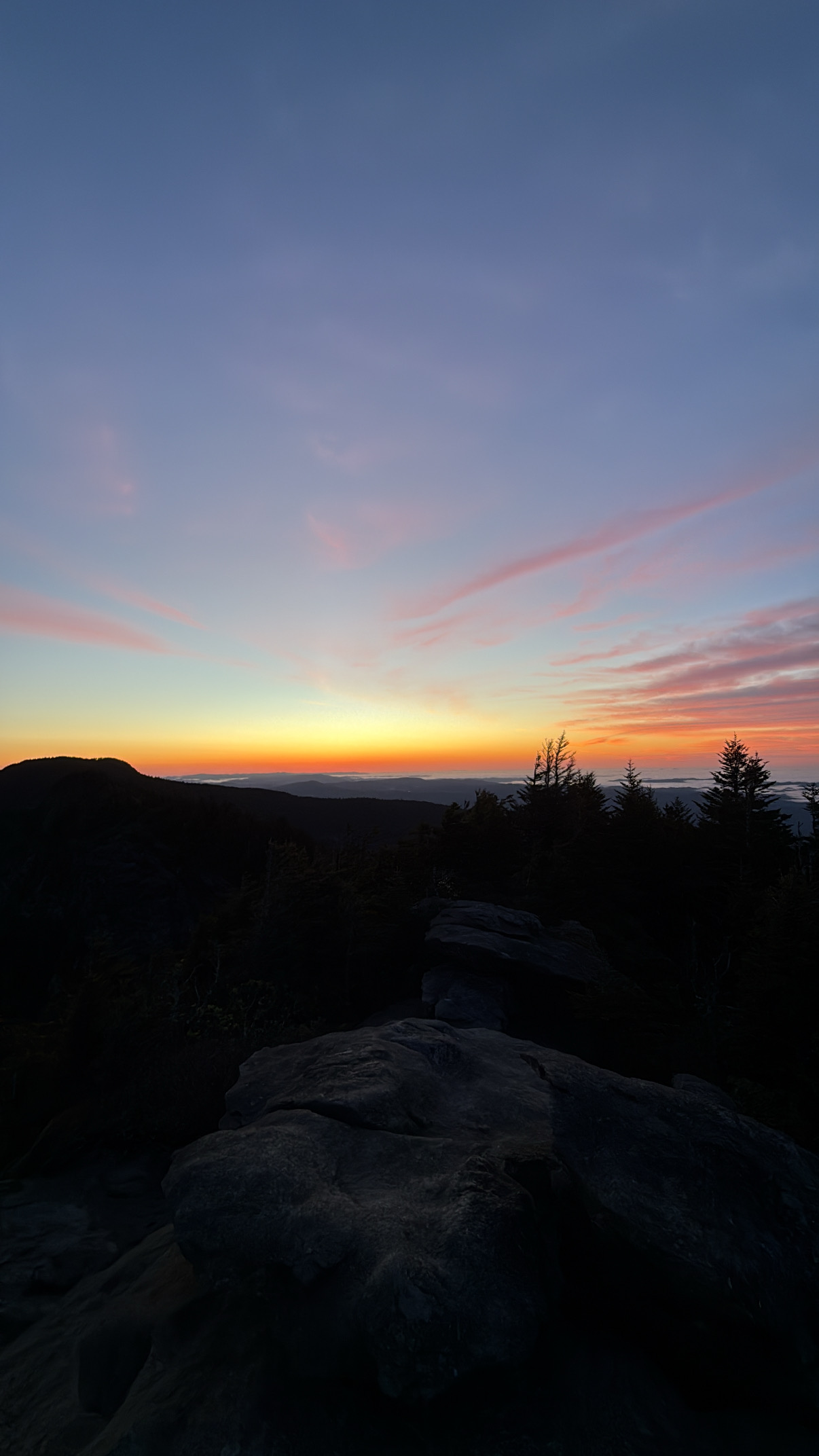 Sunrise from Attic Window campsite