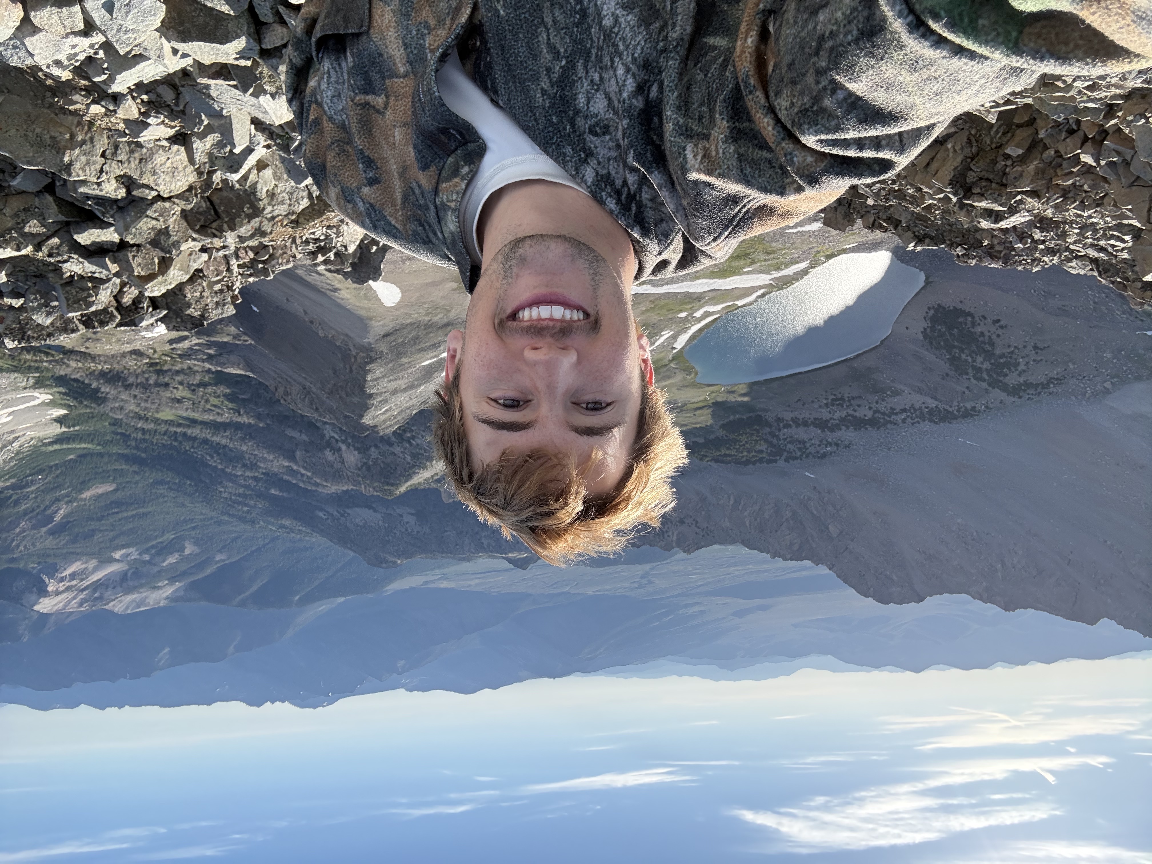 My view from the summit of Standhope Peak